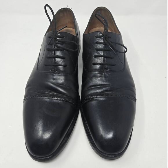 Billy Ruffian Black Leather Oxford Dress Shoes – Men’s UK 12 / US 13.5 / EU 47 main image 5